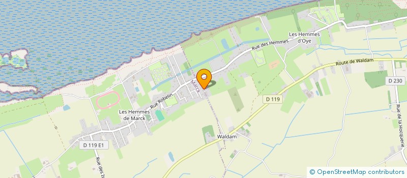 localisation de l'entreprise MADAME NATALIE MENUDE  OYE-PLAGE