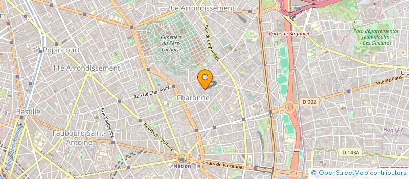 localisation de l'entreprise MADAME NATALIE MORAN  PARIS