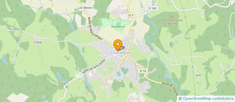 localisation de l'entreprise MADAME NATALIE NAU  CHAMBERET