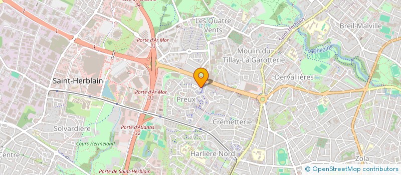 localisation de l'entreprise MADAME NATALIE PAYET  SAINT-HERBLAIN