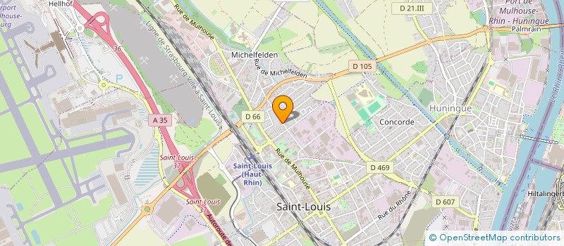 localisation de l'entreprise MADAME NATALIE RUSSER  SAINT-LOUIS