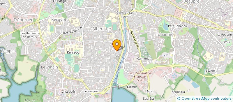 localisation de l'entreprise MADAME NATALIE STEPHANY à VANNES