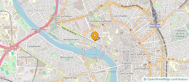 localisation de l'entreprise MADAME NATALIE TEISSIER  TOULOUSE