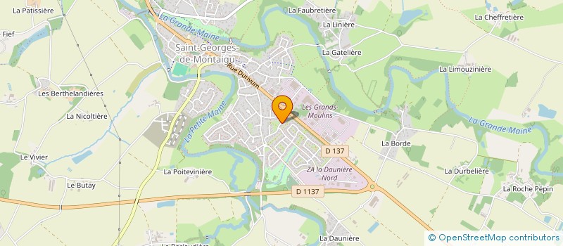 localisation de l'entreprise MADAME NATALIE VERDON à MONTAIGU-VENDEE