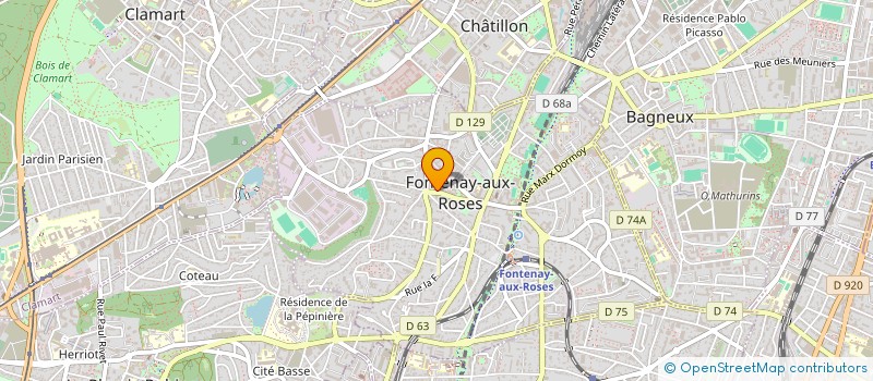 localisation de l'entreprise MADAME NATALIIA BABCHYSHYN à FONTENAY-AUX-ROSES