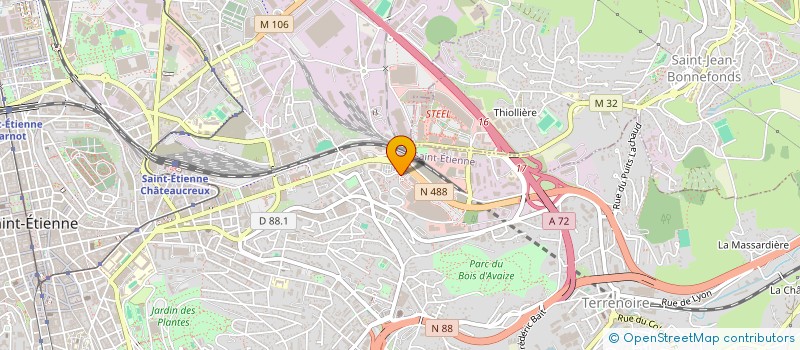 localisation de l'entreprise MADAME NATALIIA BITE SHVETS  SAINT-ETIENNE