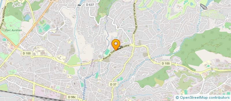 localisation de l'entreprise MADAME NATALIIA BURDINA  SAINT-RAPHAEL