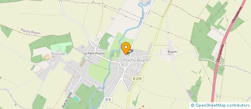 localisation de l'entreprise MADAME NATALIIA GAVRYLIUK  PLACHY-BUYON