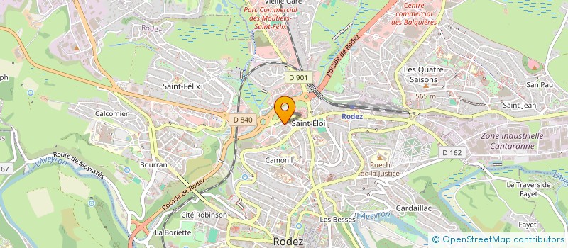 localisation de l'entreprise MADAME NATALIIA MULYSHENA  RODEZ