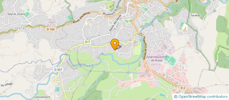 localisation de l'entreprise MADAME NATALIIA SHESTAKOVA  PRIVAS