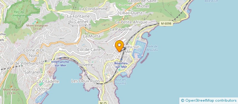 localisation de l'entreprise MADAME NATALIIA SUKHYKH  BEAULIEU-SUR-MER