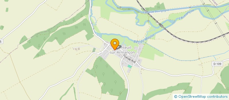 localisation de l'entreprise MADAME NATALIIA VOVCHENKO  ARGENTEUIL-SUR-ARMANCON