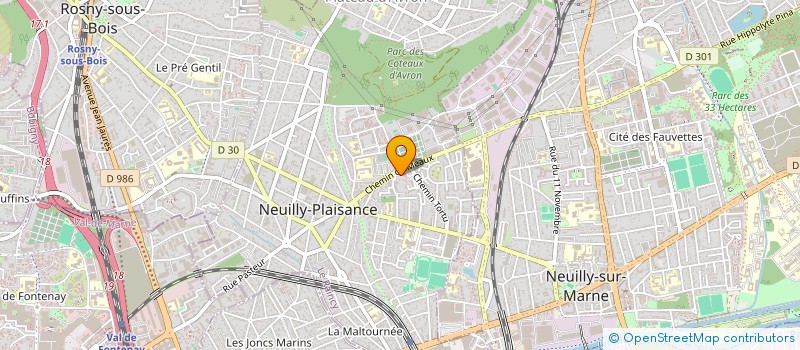 localisation de l'entreprise MADAME NATALIIA ZAKHARENKO à NEUILLY PLAISANCE