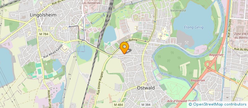 localisation de l'entreprise MADAME NATALINA ROSATO  OSTWALD