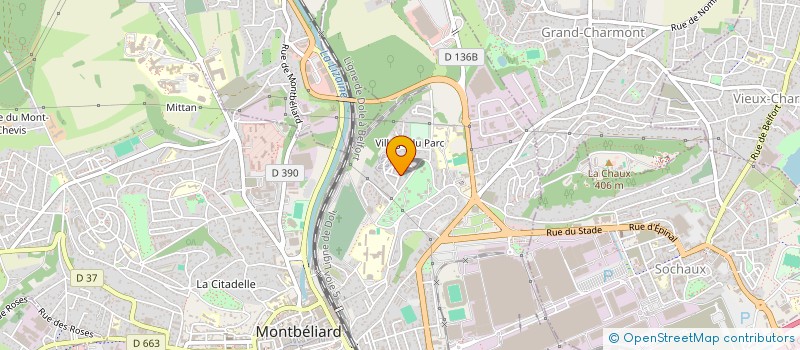 localisation de l'entreprise MADAME NATALIYA INOZEMCEVA à MONTBELIARD