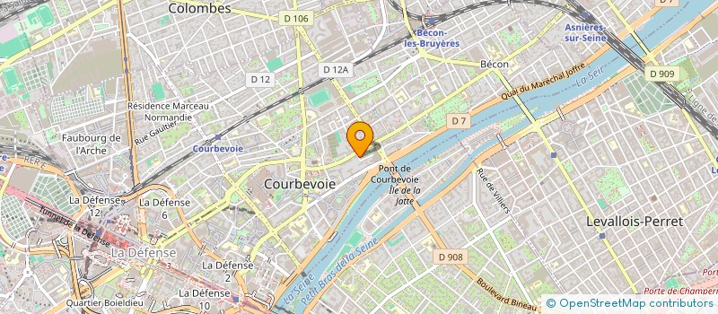 localisation de l'entreprise MADAME NATALIYA KUCHINA à COURBEVOIE