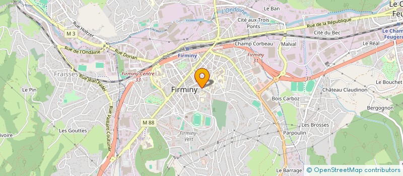 localisation de l'entreprise MADAME NATALIYA LEVYTSKA  FIRMINY