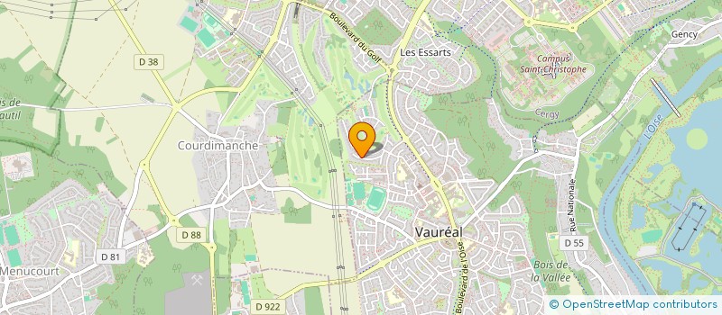 localisation de l'entreprise MADAME NATALIYA MOHOVA  VAUREAL