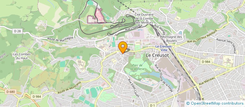 localisation de l'entreprise MADAME NATALIYA SILAKOVA  LE CREUSOT