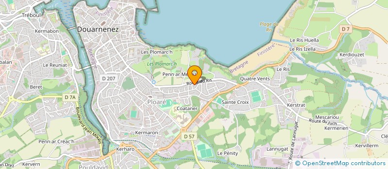 localisation de l'entreprise MADAME NATALJA CERNECKA à DOUARNENEZ
