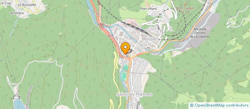localisation de l'entreprise MADAME NATALLIA KARASIOVA à MOUTIERS