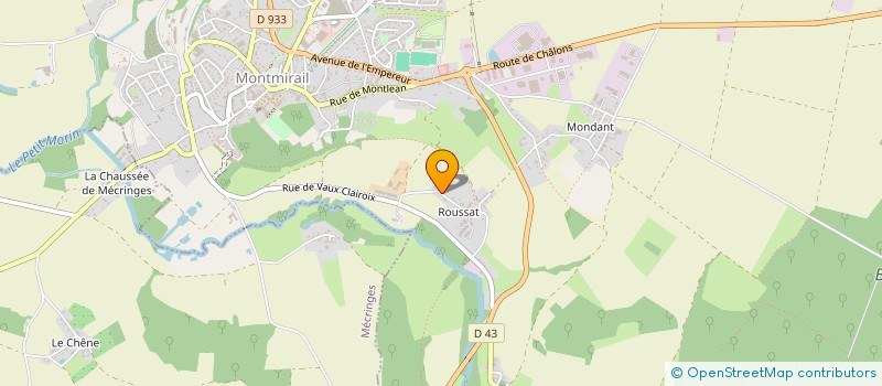 localisation de l'entreprise MADAME NATALLIA KAVALCHUK  MONTMIRAIL