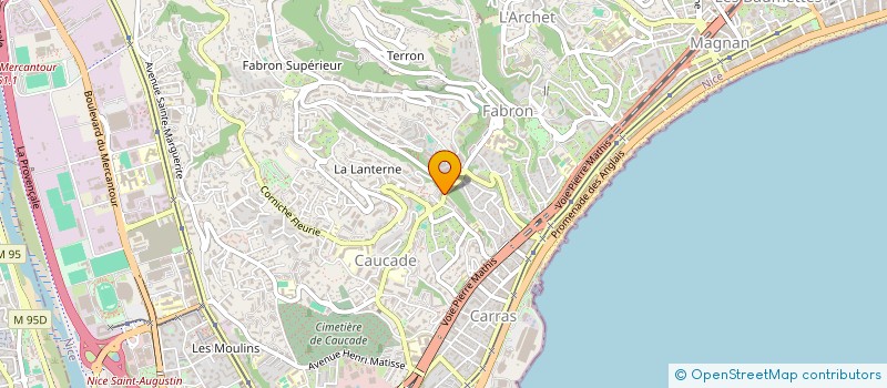 localisation de l'entreprise MADAME NATALLIA PILEVICH à NICE