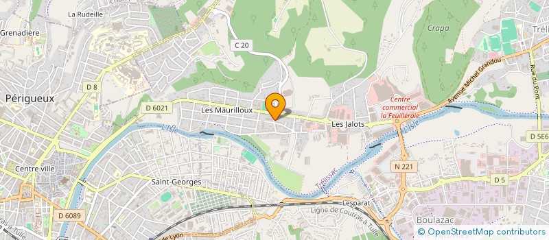 localisation de l'entreprise MADAME NATALYA RYMAREVA à TRELISSAC