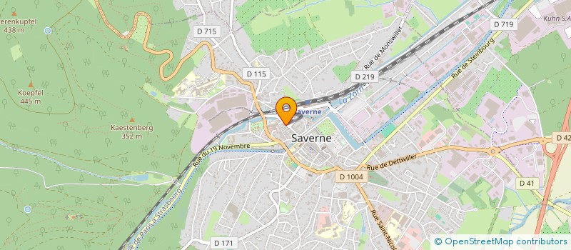 localisation de l'entreprise MADAME NATALYA TOMILINA  SAVERNE