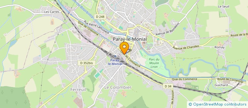 localisation de l'entreprise MADAME NATANAEL TEIXEIRA GONCALVES à PARAY-LE-MONIAL