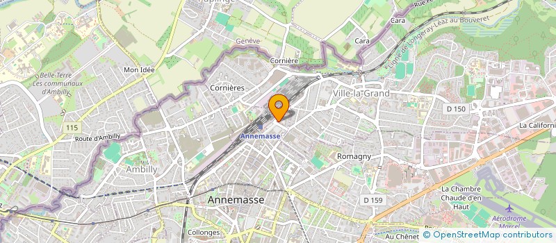 localisation de l'entreprise MADAME NATASA BANJAC  ANNEMASSE