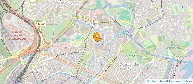 localisation de l'entreprise MADAME NATASA ERBEZ à STRASBOURG