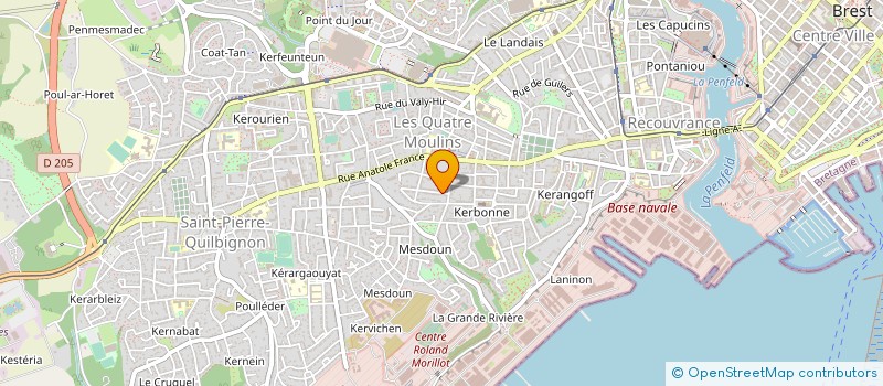 localisation de l'entreprise MADAME NATASA RACEAN à BREST