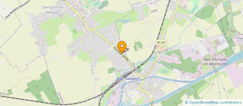 localisation de l'entreprise MADAME NATASHA BULA  SAINGHIN-EN-WEPPES