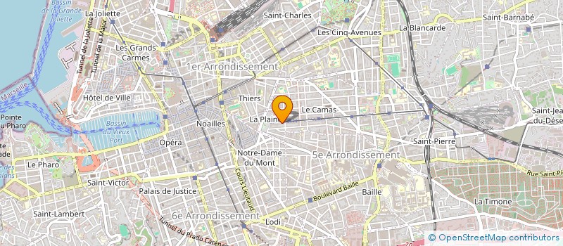 localisation de l'entreprise MADAME NATASHA LINHART à MARSEILLE
