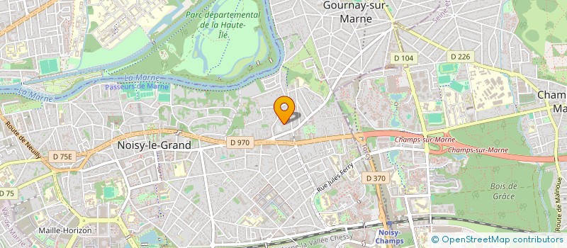 localisation de l'entreprise MADAME NATASSIA TAJANI  NOISY-LE-GRAND