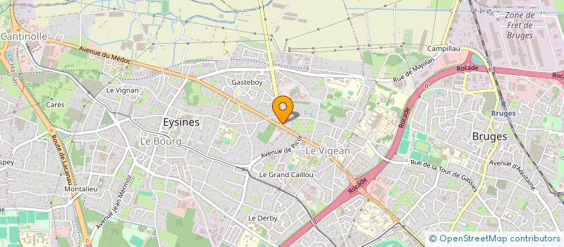 localisation de l'entreprise MADAME NATERIAN DELAIR  EYSINES