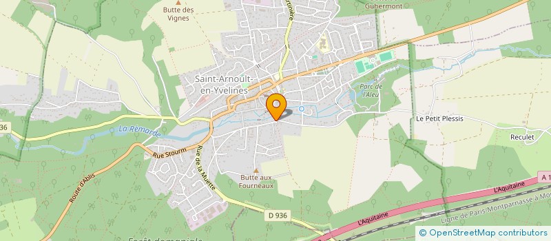 localisation de l'entreprise MADAME NATEVIDADE MARQUES  SAINT-ARNOULT-EN-YVELINES