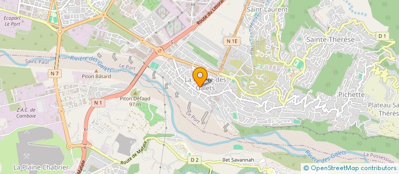 localisation de l'entreprise MADAME NATHA LIBELLE  LE PORT