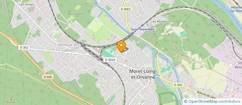 localisation de l'entreprise MADAME NATHACHA CHASLES  MORET-LOING-ET-ORVANNE