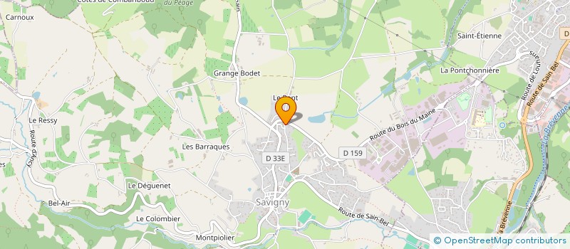 localisation de l'entreprise MADAME NATHAELLE VIEUX  SAVIGNY