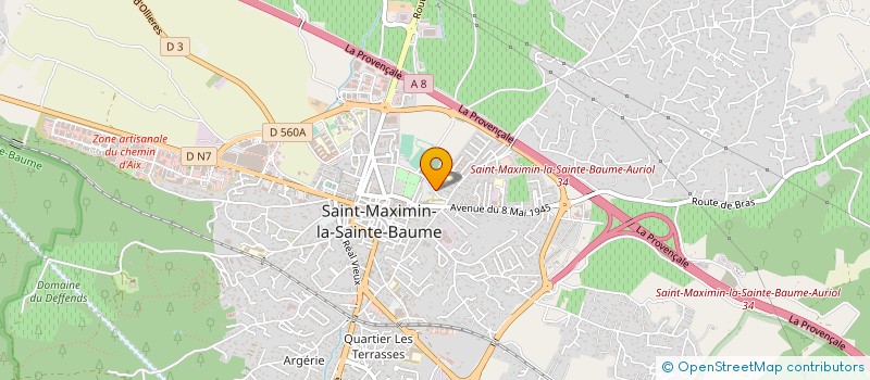 localisation de l'entreprise MADAME NATHALE BOSQ à SAINT-MAXIMIN-LA-SAINTE-BAUME