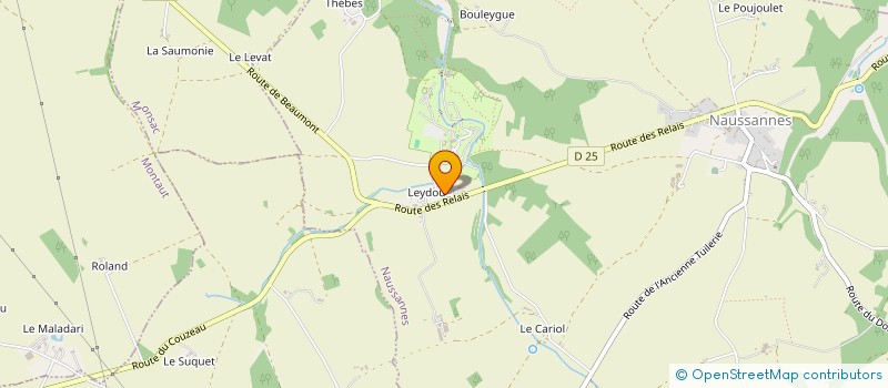 localisation de l'entreprise MADAME NATHALENE CHARDONNET  NAUSSANNES