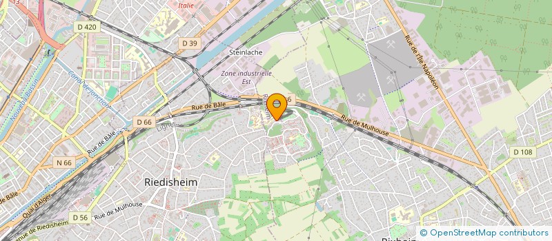 localisation de l'entreprise MADAME NATHALIA MAZZA  RIXHEIM