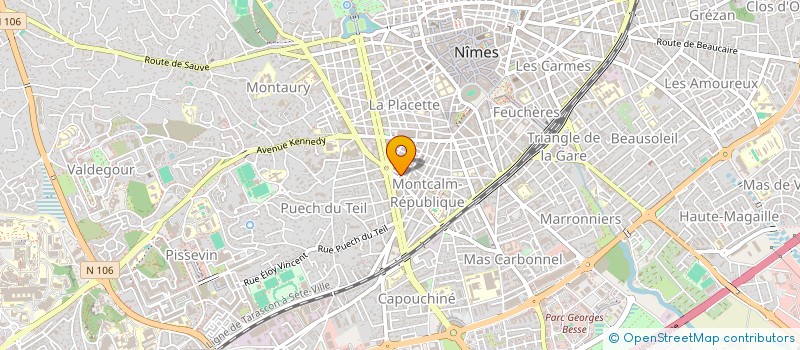 localisation de l'entreprise MADAME NATHALIA REZNIKOV  NIMES