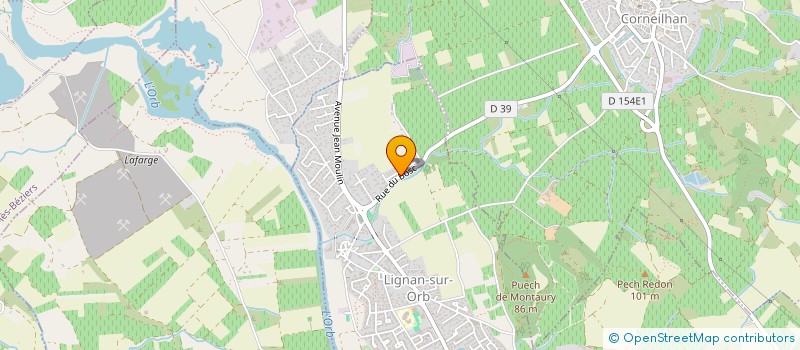 localisation de l'entreprise MADAME NATHALIE ABBOU  LIGNAN-SUR-ORB