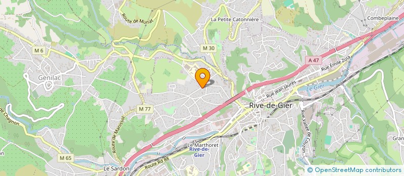 localisation de l'entreprise MADAME NATHALIE ADDARIO  RIVE-DE-GIER