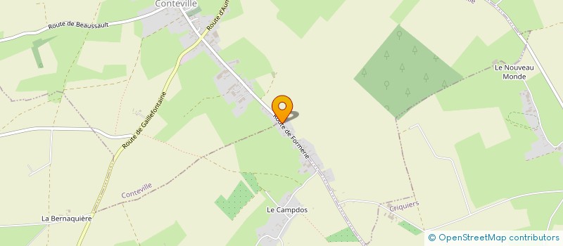 localisation de l'entreprise MADAME NATHALIE AGISSON  CONTEVILLE