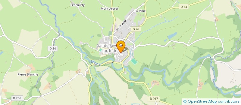localisation de l'entreprise MADAME NATHALIE AGRAIN à SAINTE-SEVERE-SUR-INDRE