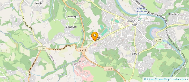 localisation de l'entreprise MADAME NATHALIE AGUERRE  CAMBO-LES-BAINS